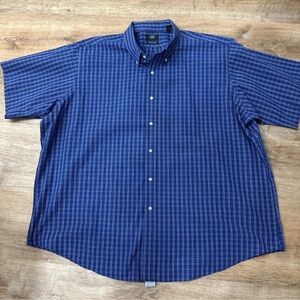 Berkeley Jensen Men's Blue Checkered Shirt XXXL